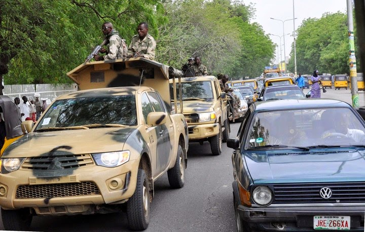 Runaway Nigerian soldiers  return from Cameroon