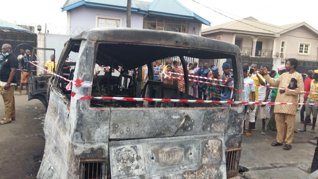 Three killed in Lagos bus explosion
